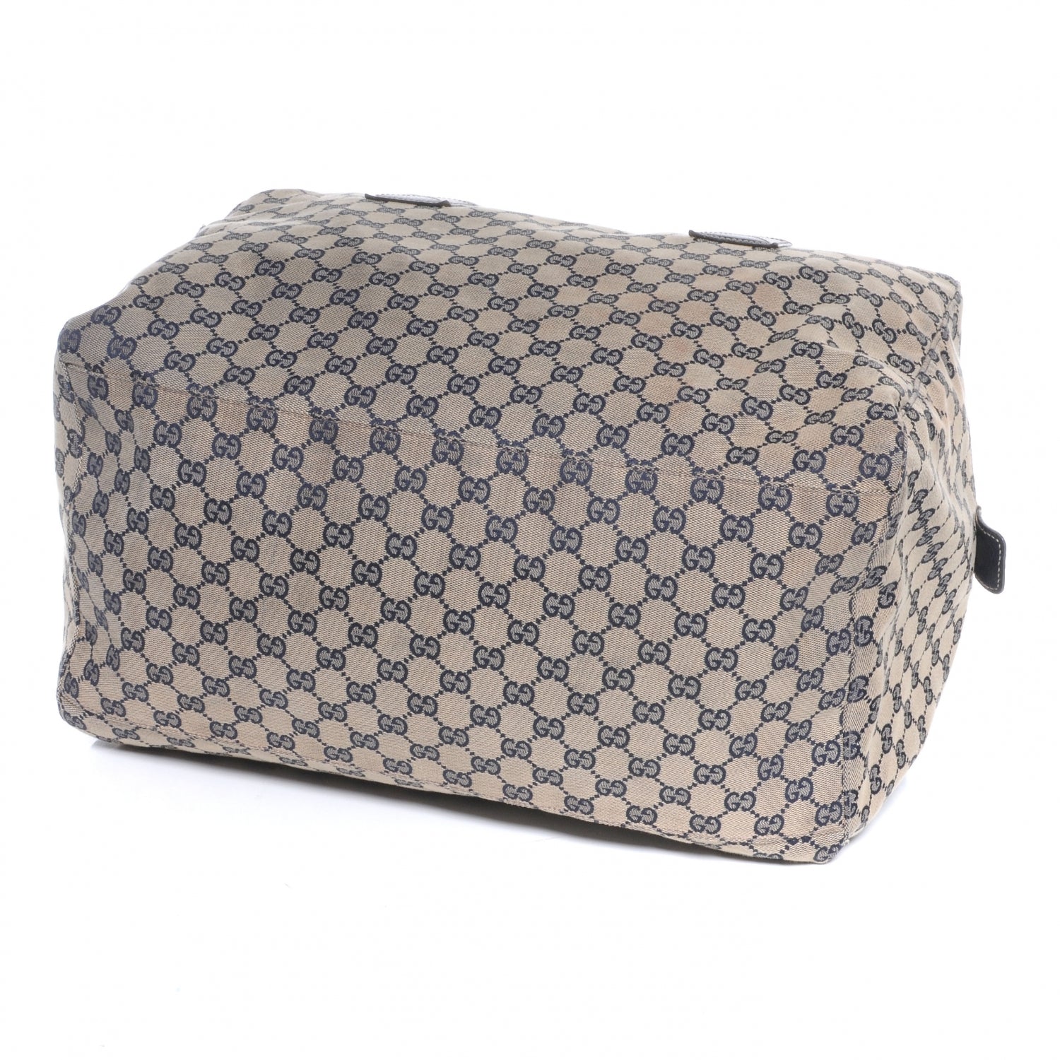 Gucci GG Monogram Web Medium Collapsable Carry On Duffle Navy 4 of 8