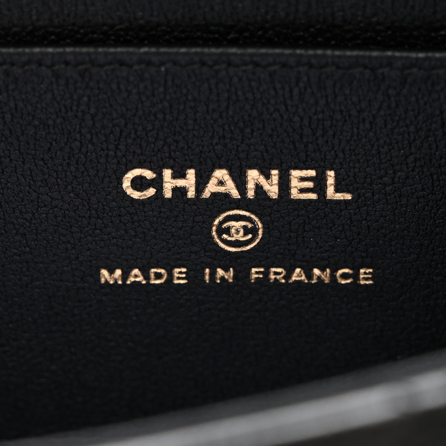 Chanel Lambskin Quilted Rectangular Phone Holder Clutch With Chain Black 6 of 11