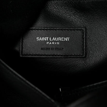 Saint Laurent Smooth Calfskin Large Le 5 A 7 Soft Hobo Black 5 of 9