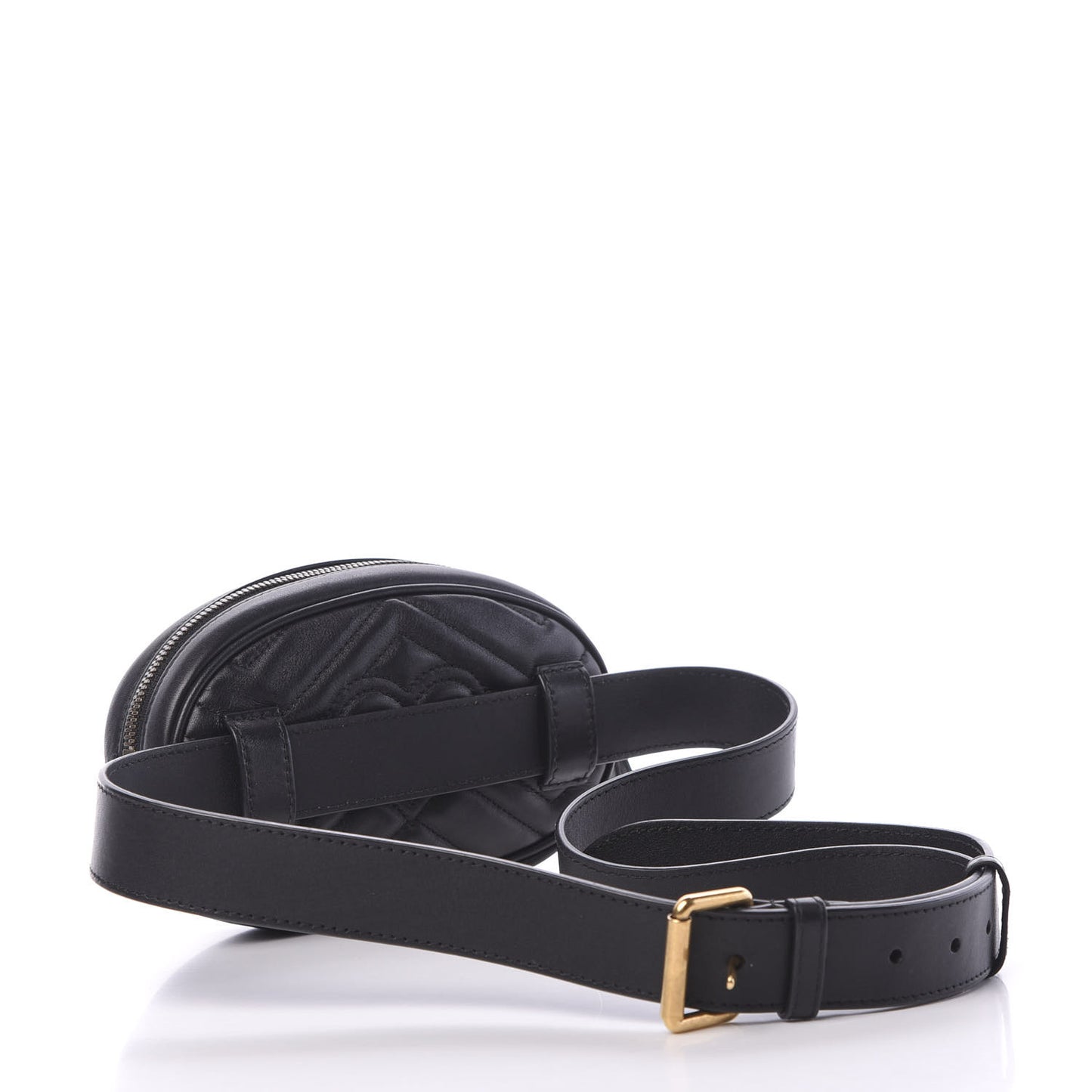 Calfskin Matelasse GG Marmont Belt Bag 105 42 Black