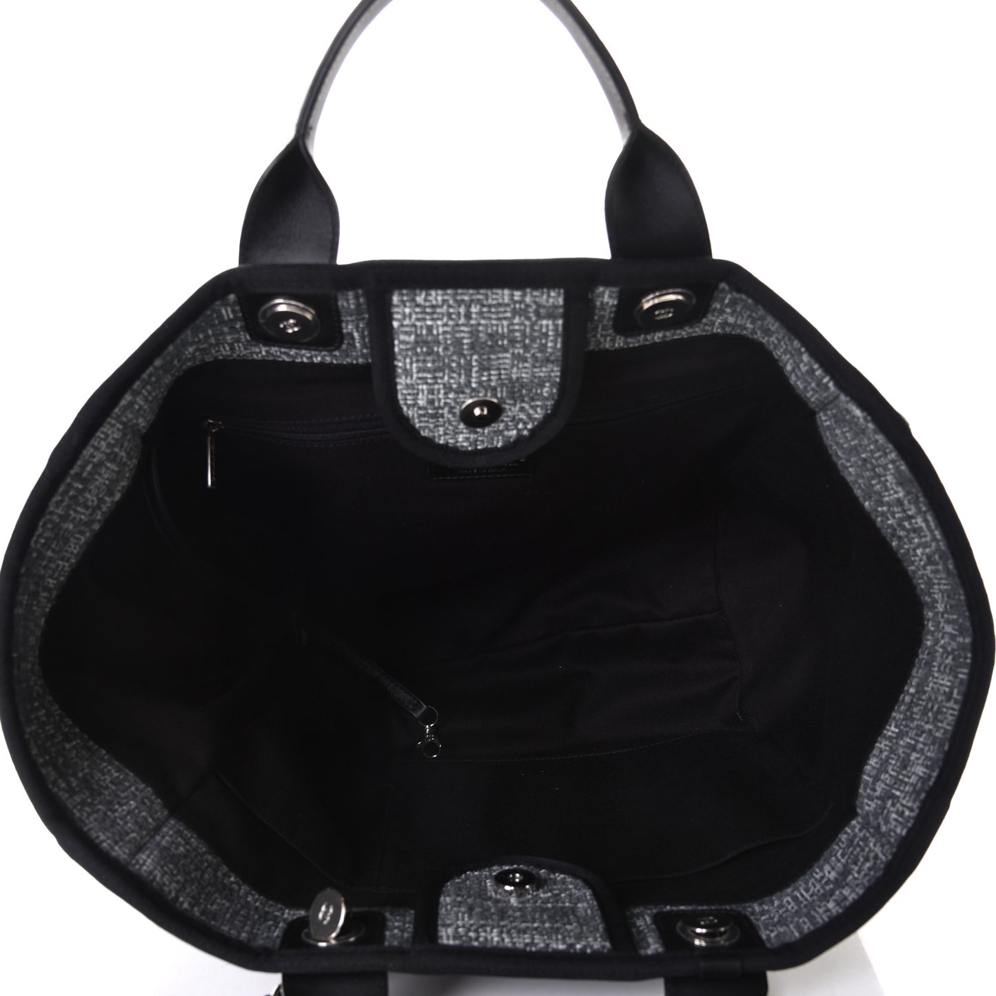 Canvas Medium Deauville Tote Charcoal