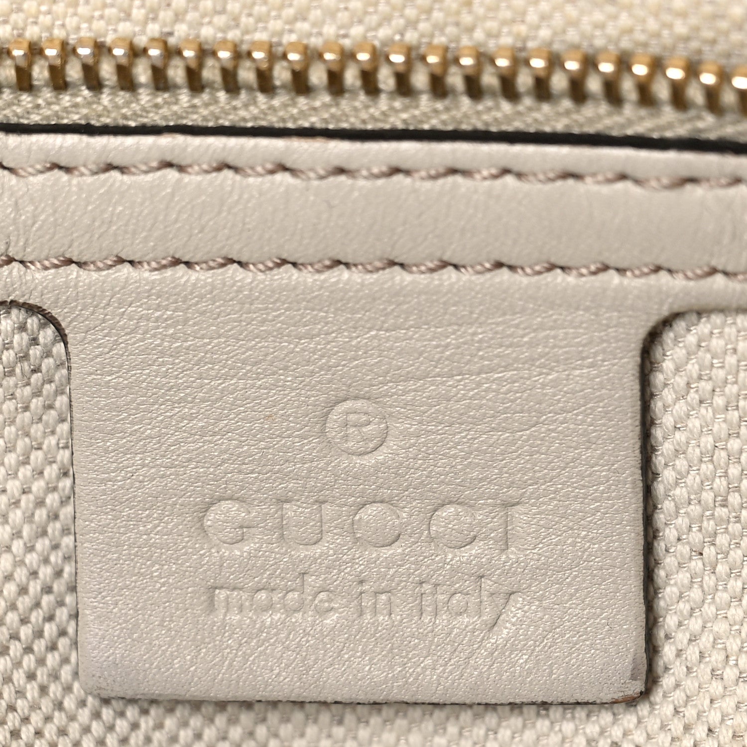 Gucci Guccissima Heart Bit Charm Top Handle Tote Off Off White 6 of 15