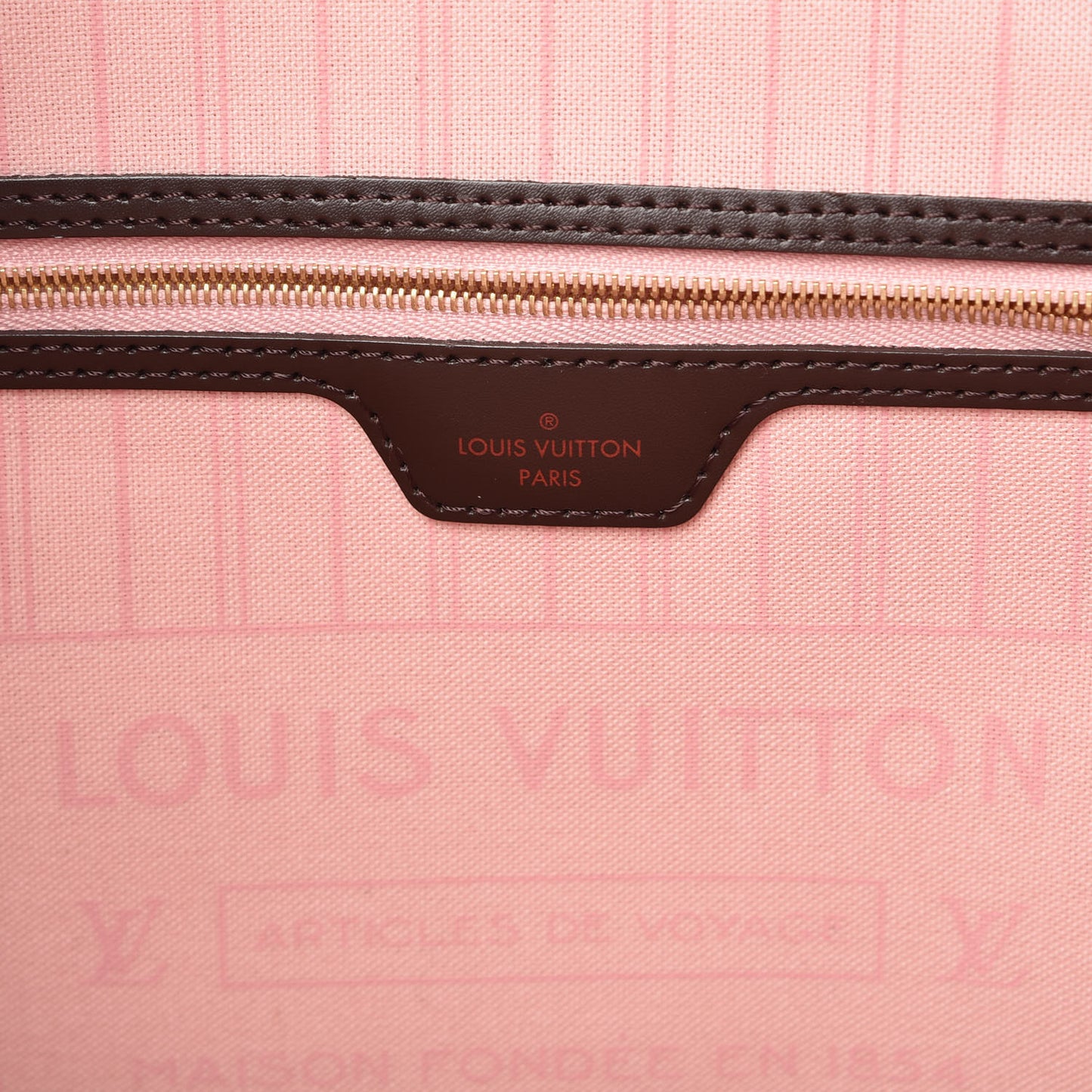 Damier Ebene Neo Neverfull MM Rose Ballerine