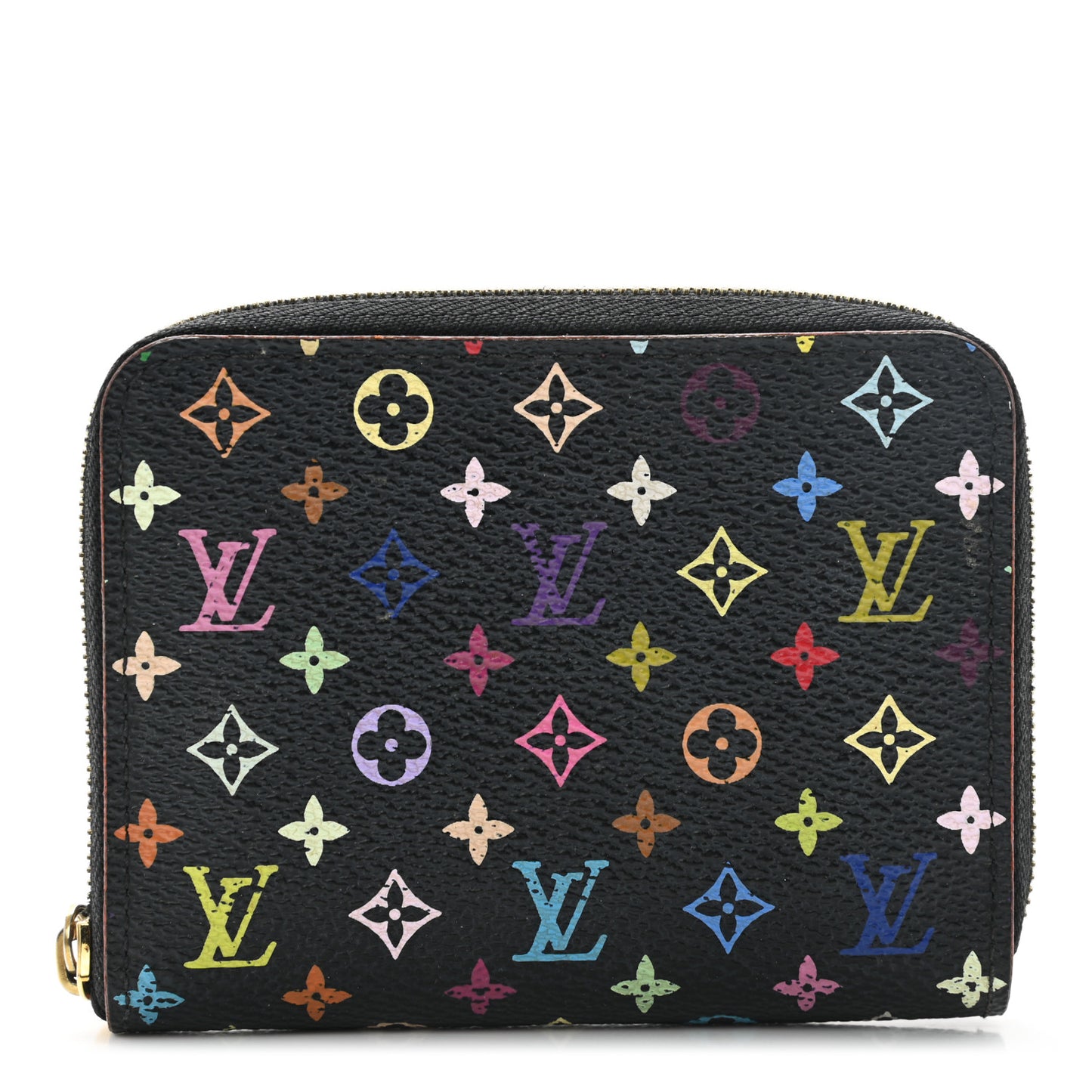 Monogram Multicolor Zippy Coin Purse Black Grenade