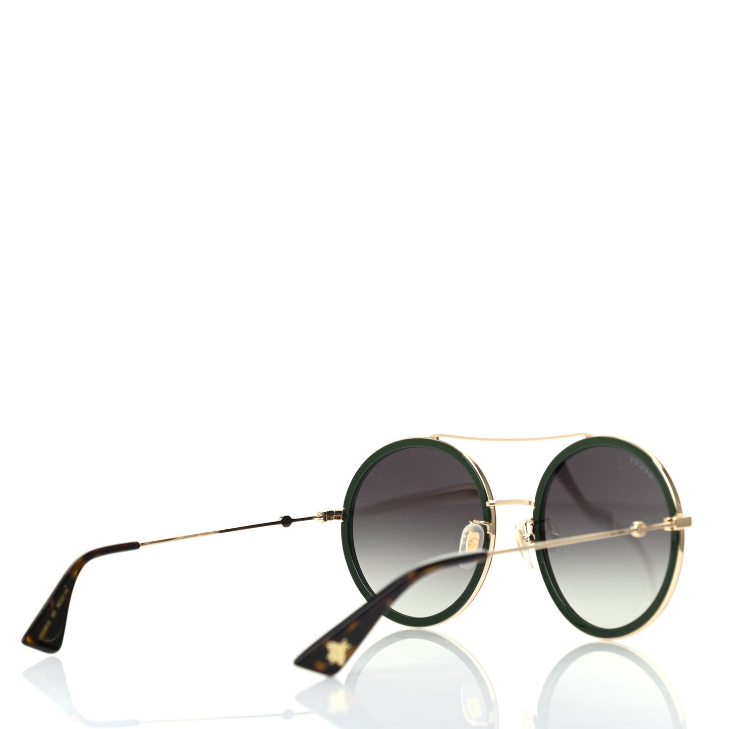 Metal Round Frame Sunglasses GG0061S Blue Red