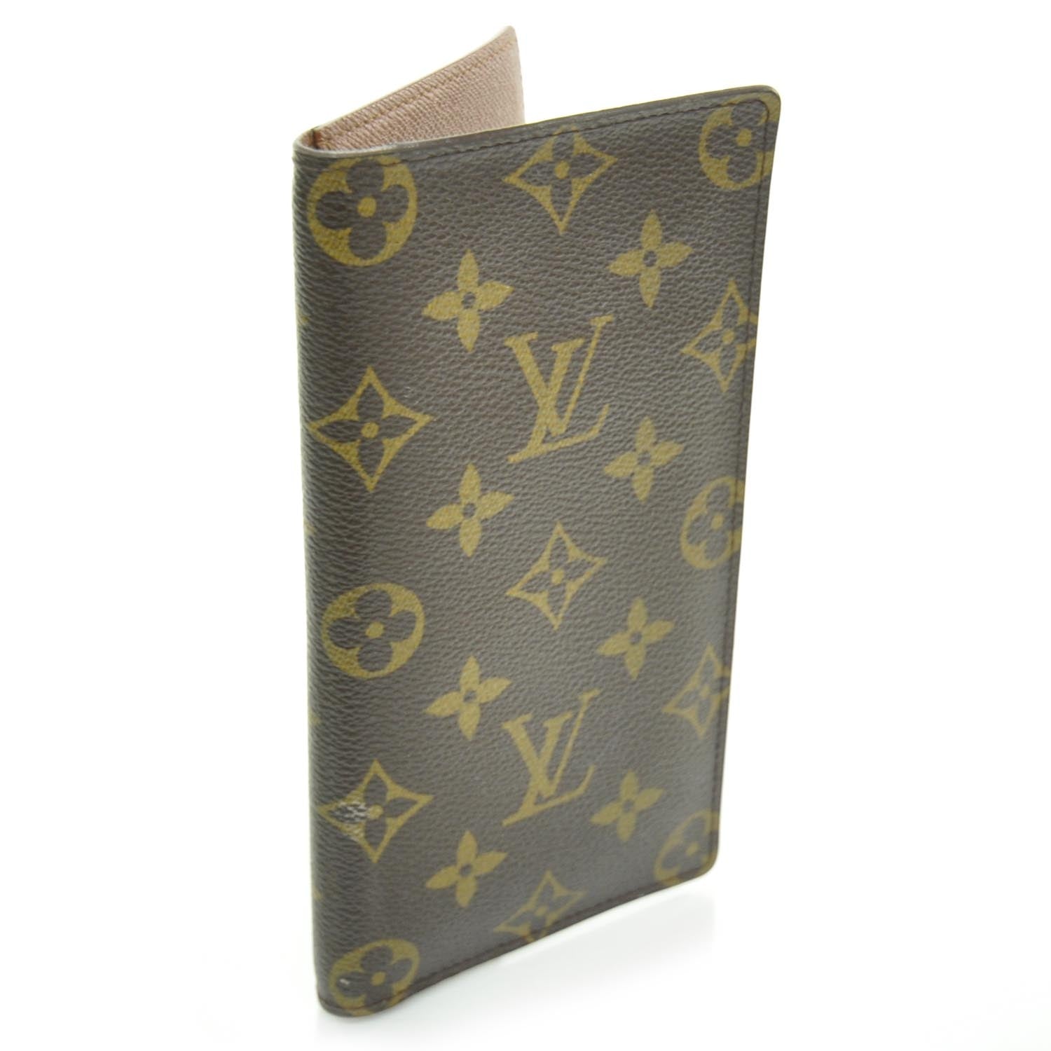 Louis Vuitton Monogram Porte Valeurs Checkbook Wallet 4 of 8