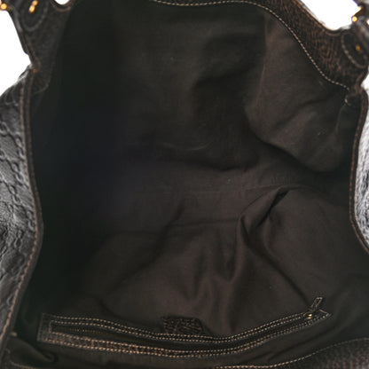 Gucci Guccissima Large New Pelham Shoulder Bag Dark Brown 6 of 7