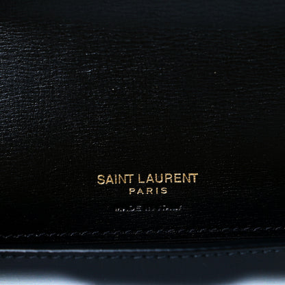 Saint Laurent Smooth Calfskin Monogram Phone Holder Crossbody Black 5 of 8