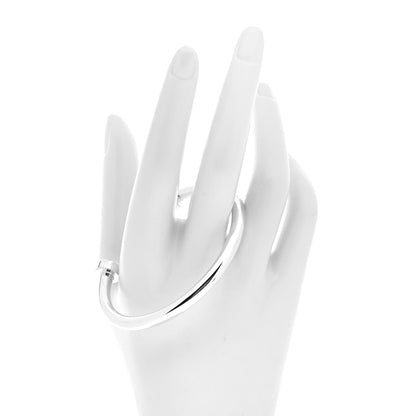 Tiffany Sterling Silver Return to Tiffany Narrow Circle Edge Cuff Bracelet 2 of 5