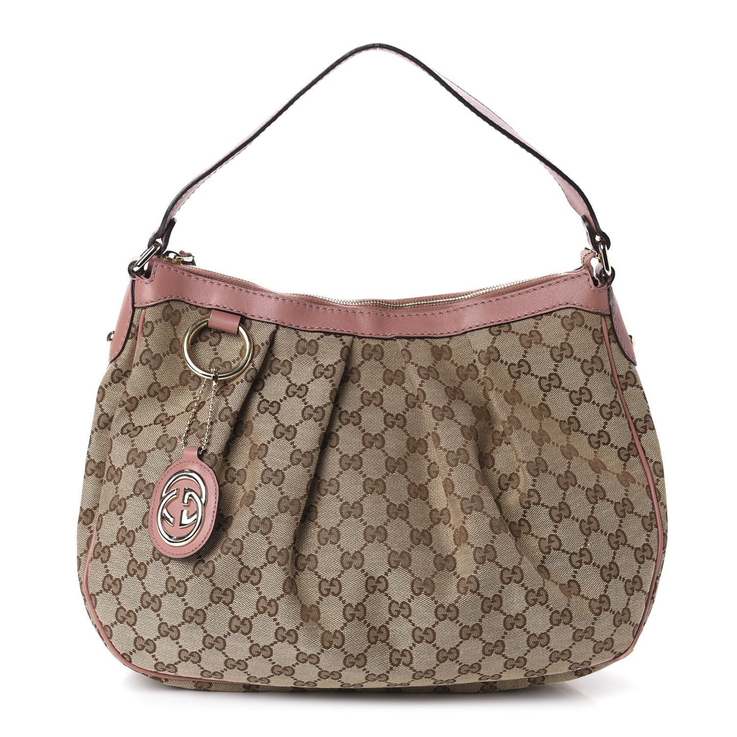 Monogram Medium Sukey Hobo Pink