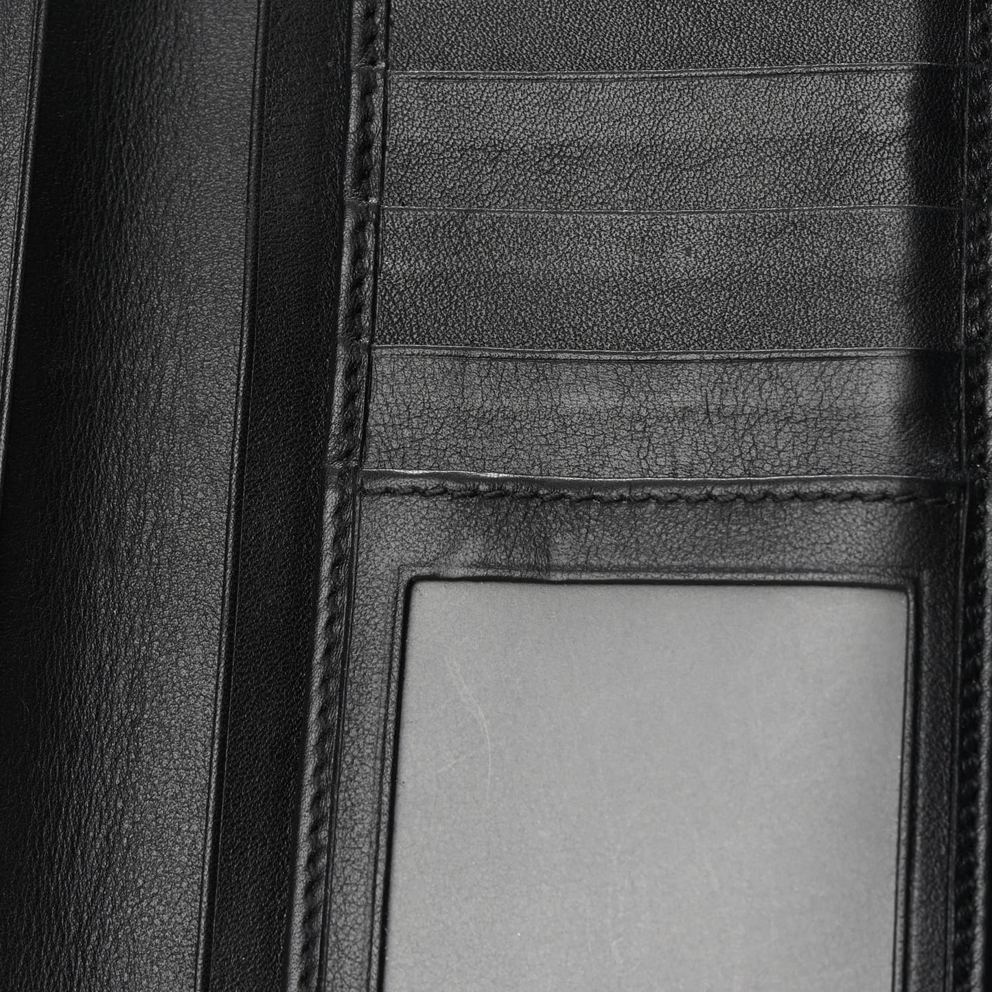 Soft Microguccissima Continental Zip Wallet Black