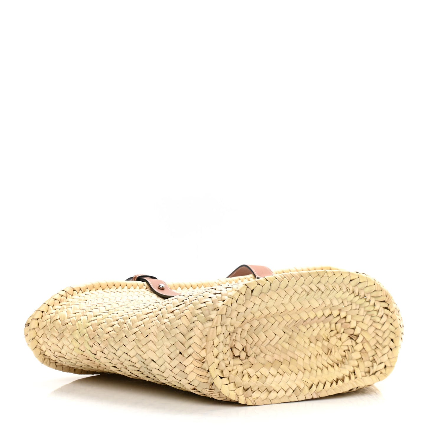 Raffia Basket Tote Bag Natural Tan