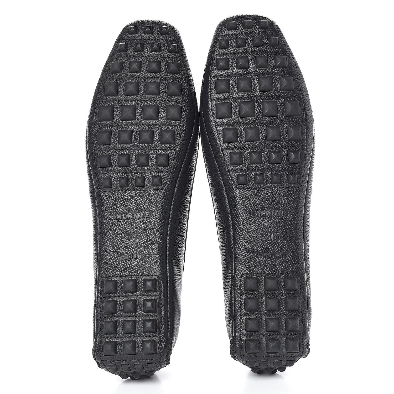 Hermes Epsom Liberty Ballerina Flats 37.5 Black 5 of 7