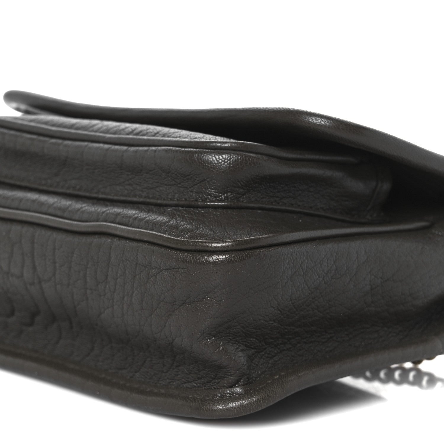 Saint Laurent Grained Lambskin Monogram Mini Niki Chain Satchel Light Musk 10 of 10