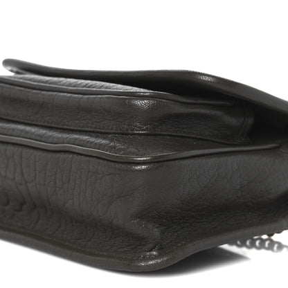 Saint Laurent Grained Lambskin Monogram Mini Niki Chain Satchel Light Musk 10 of 10