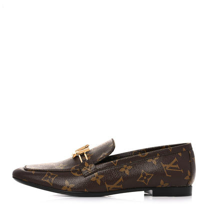 Louis Vuitton Monogram Upper Case Flat Loafer 37.5 1 of 9