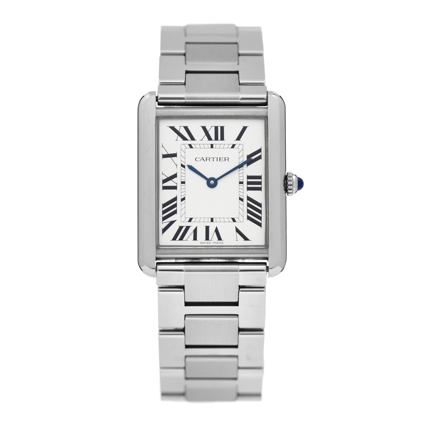 Stainless Steel 27mm Tank Solo Quartz Watch