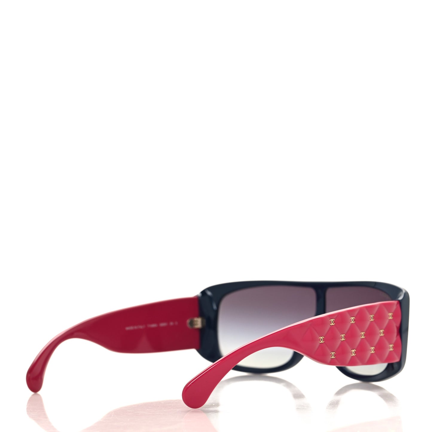 Acetate Shield Sunglasses 71466-A Blue Pink