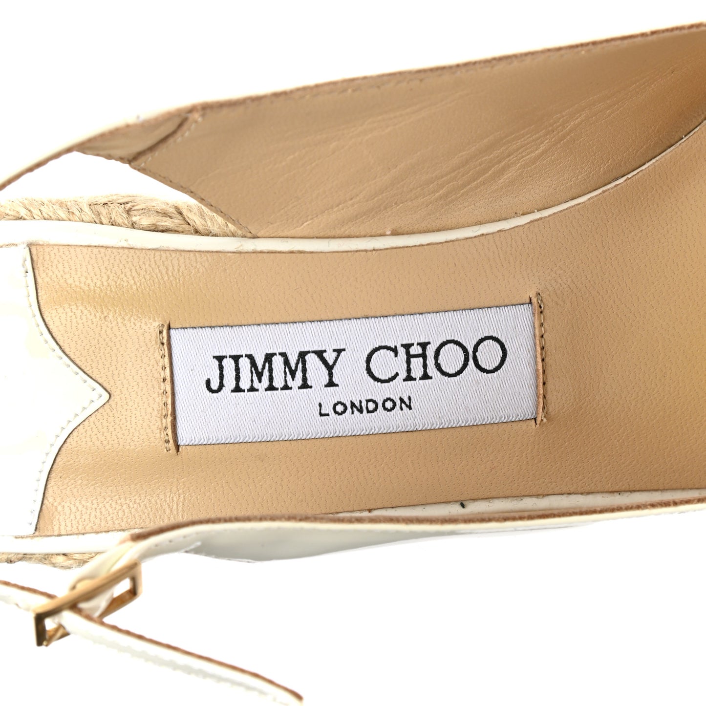 Patent 100 Wedge Sandal 38 White