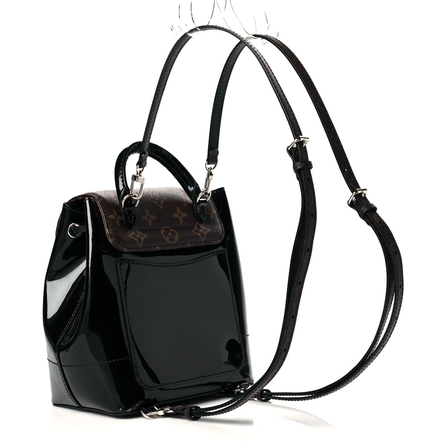 Patent Monogram Hot Springs Backpack Black