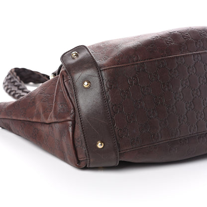 Gucci Guccissima Medium Pelham Shoulder Bag Dark Brown 7 of 8