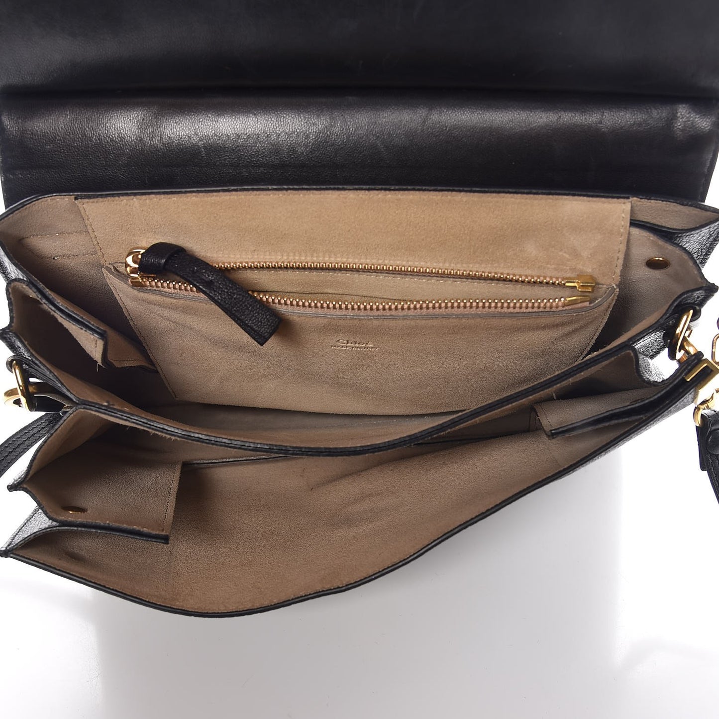 Lambskin Calfskin Embellished Medium Faye Shoulder Bag Black