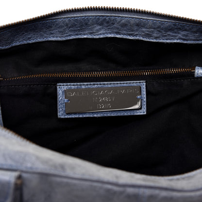 Balenciaga Agneau Classic Hardware Work Bleu Glacier 8 of 12