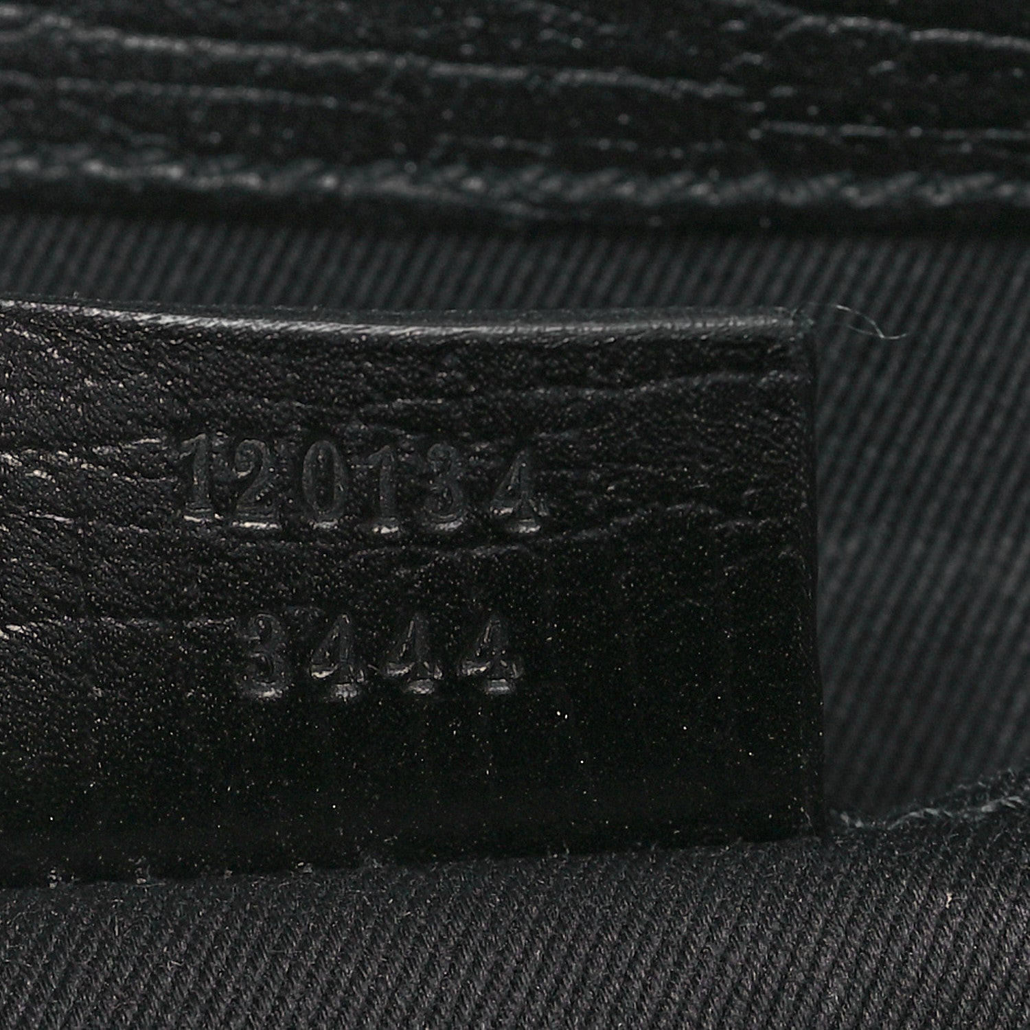 Gucci Monogram Horsebit Chain Clutch Black 7 of 9