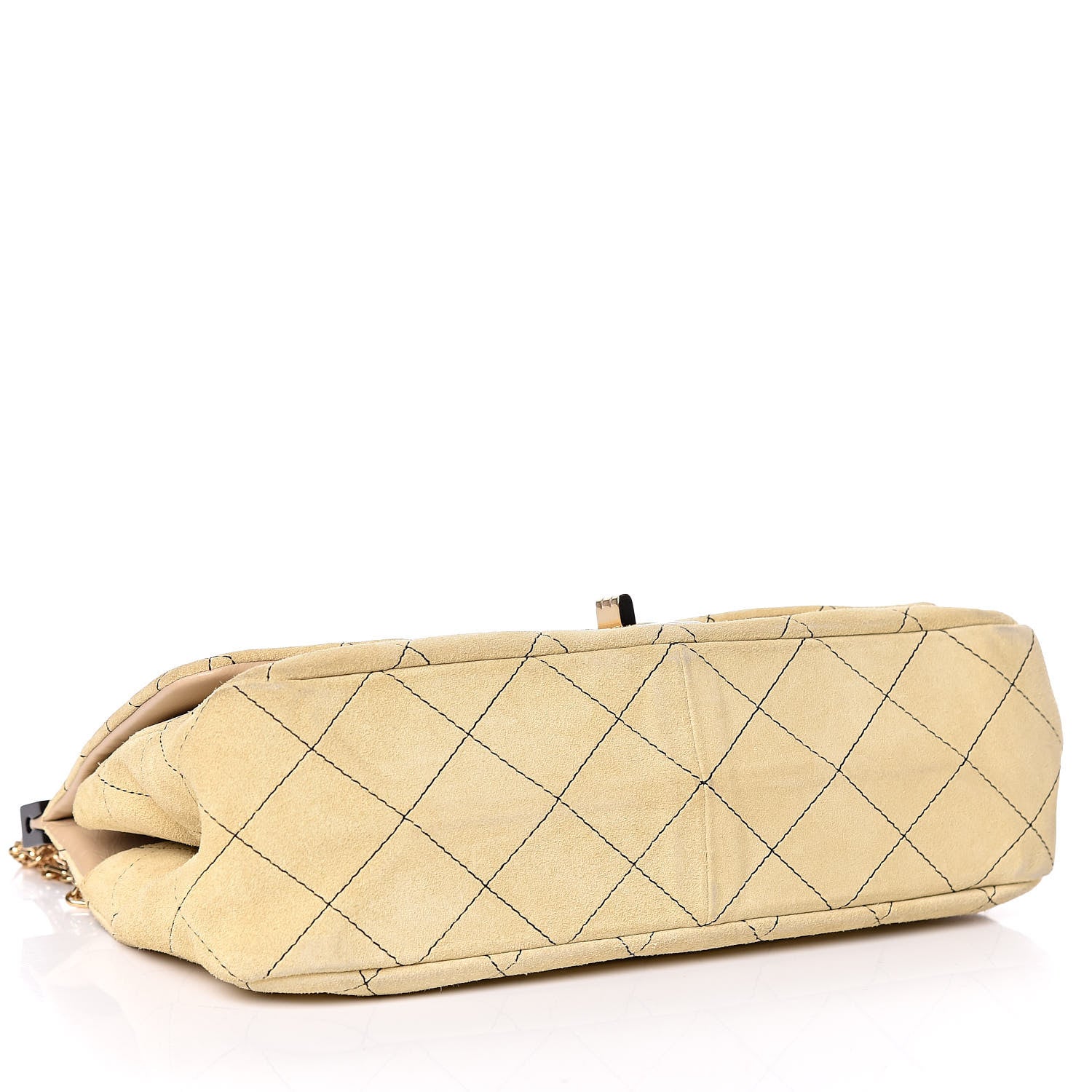 Chanel Suede Quilted 2.55 Reissue Hanger Flap 225 Beige 4 of 16
