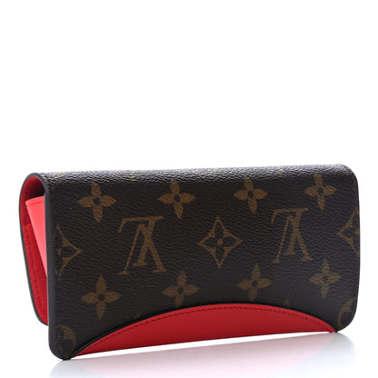 Louis Vuitton Monogram Woody Sunglass Case Rouge 2 of 4