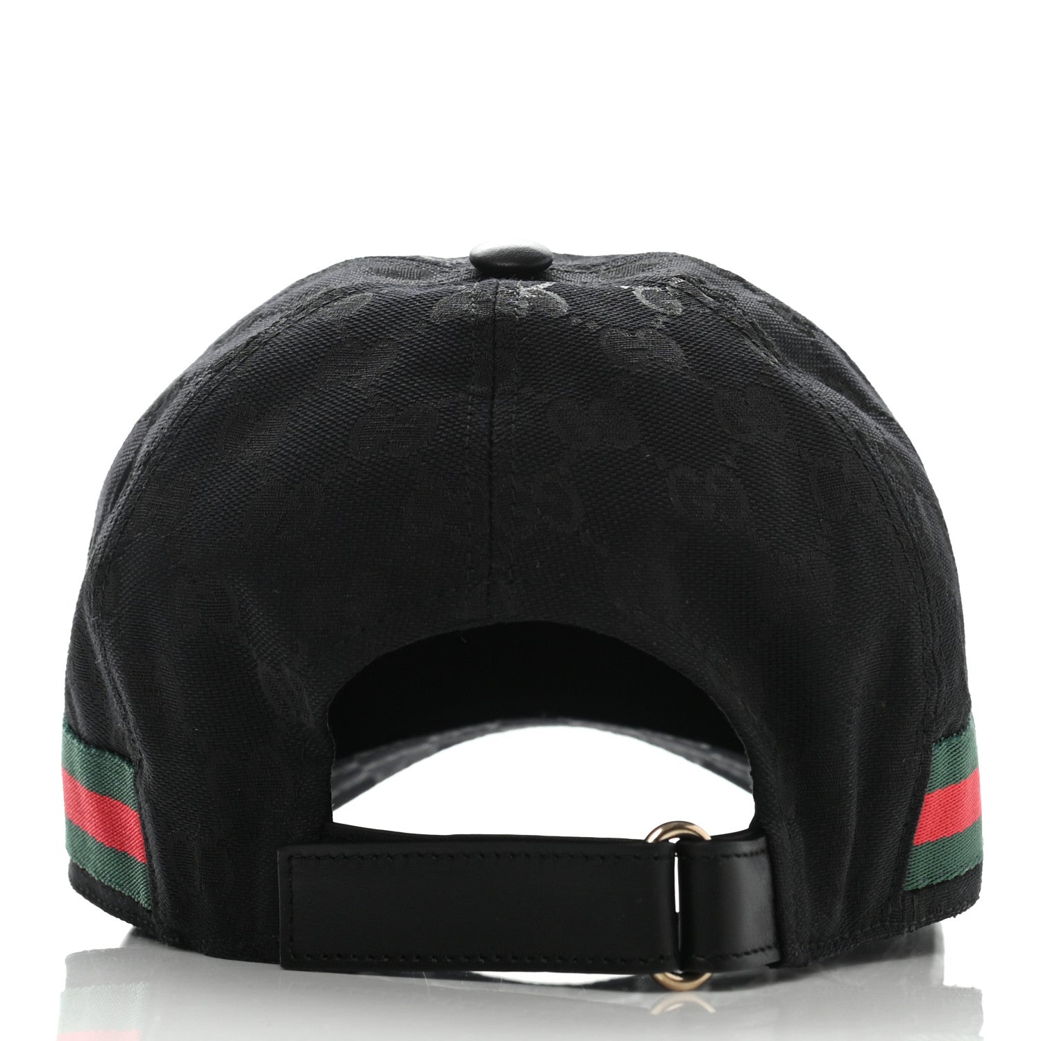 Gucci Monogram Web Baseball Hat M Black 6 of 10