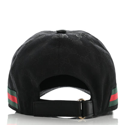 Gucci Monogram Web Baseball Hat M Black 6 of 10