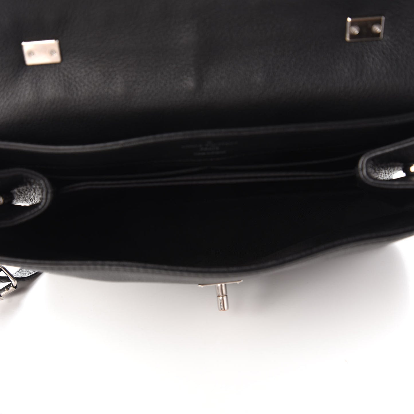 Soft Calfskin Lock Me II Black
