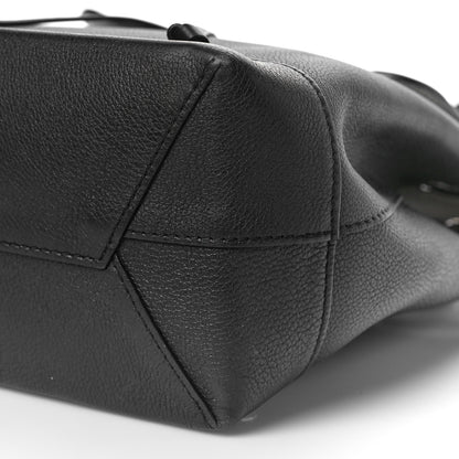 Louis Vuitton Calfskin Mechanical Flowers Lockme Backpack Black White 7 of 8