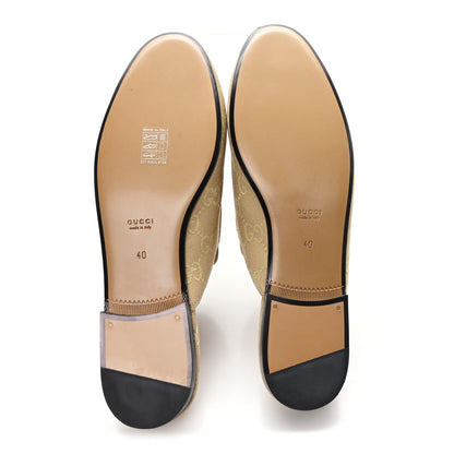 Gucci Canvas GG Monogram Womens Princetown Slippers 40 Egypt Salt 6 of 10