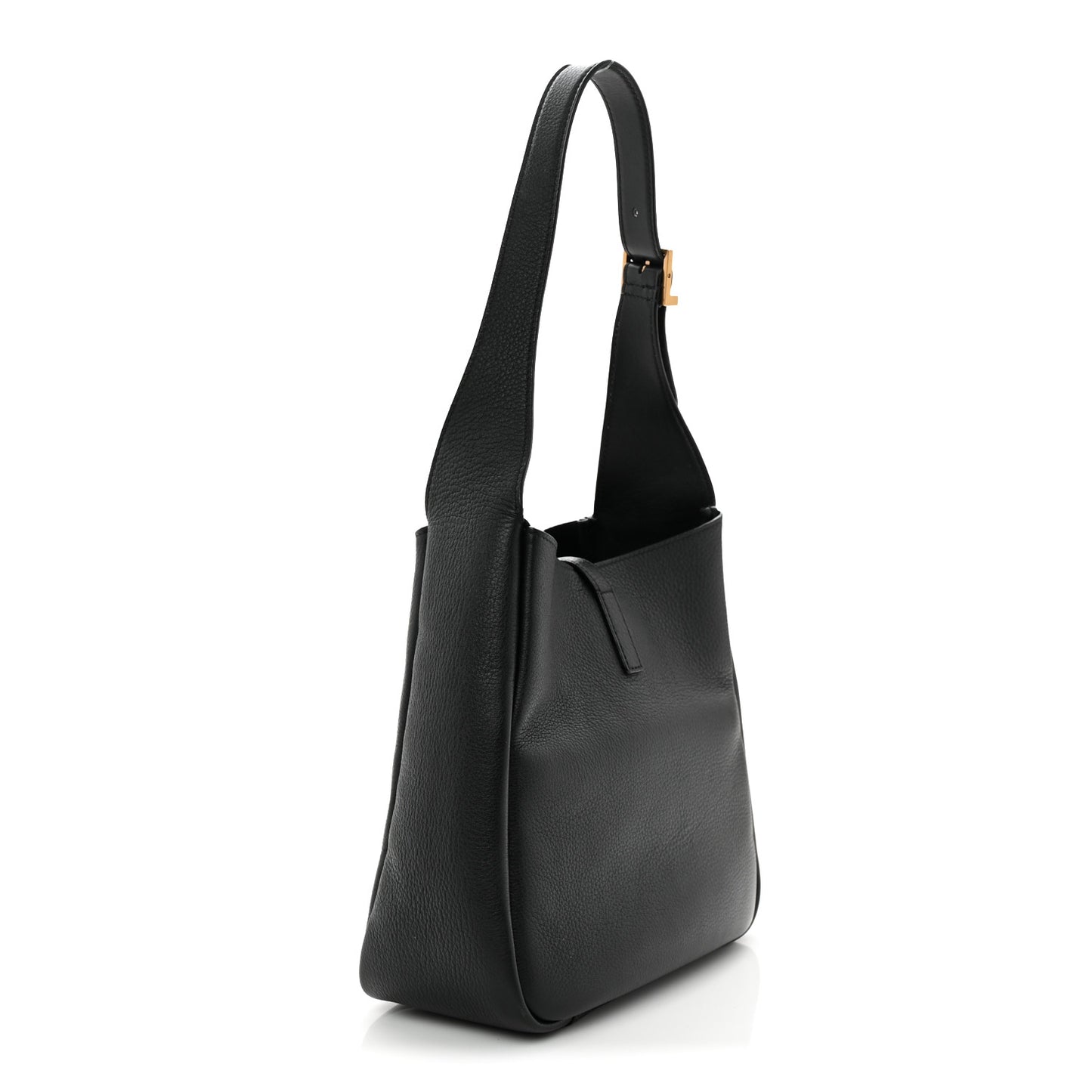 Grained Calfskin Small Le 5 A 7 Soft Hobo Black