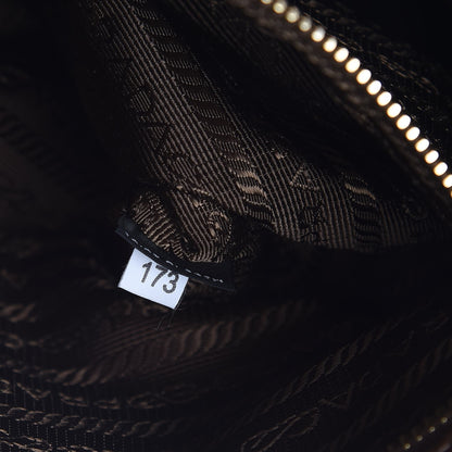 Prada Nylon Tessuto Vitello Daino Tote Corinto 10 of 10
