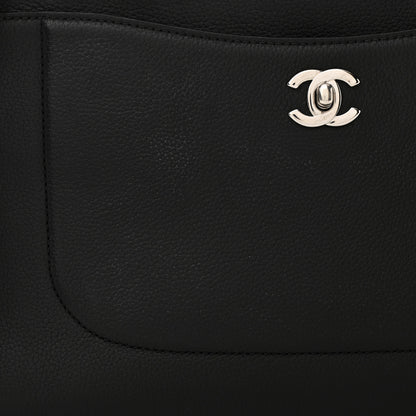 Chanel Grained Calfskin Small Neo Executive Shopper Tote Black 11 of 20