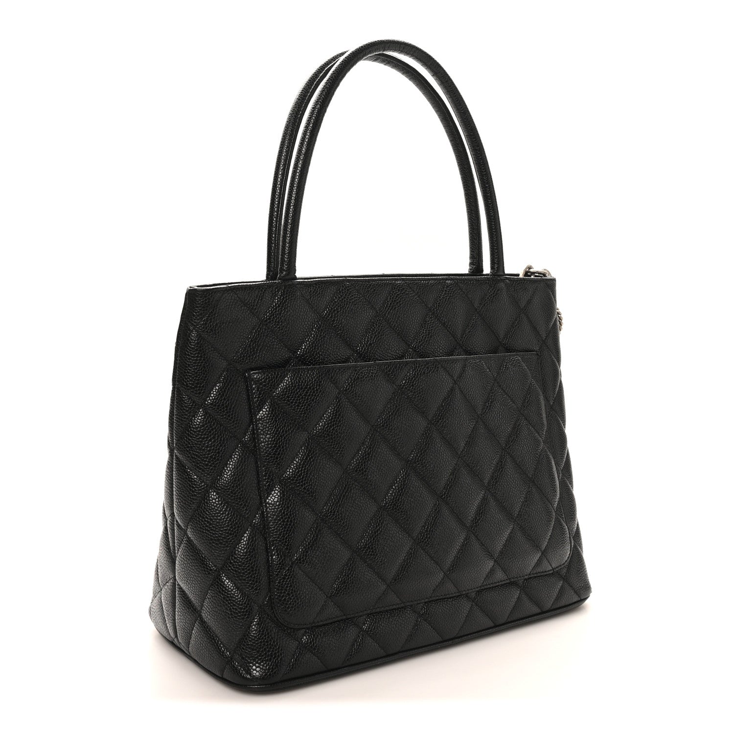 Chanel Caviar Quilted Medallion Tote Black 2 of 9