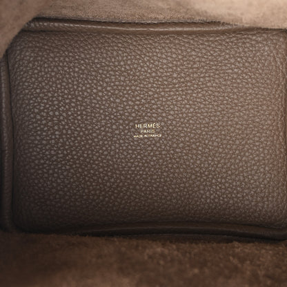 Hermes Taurillon Clemence Picotin Lock 18 PM Etoupe 5 of 11