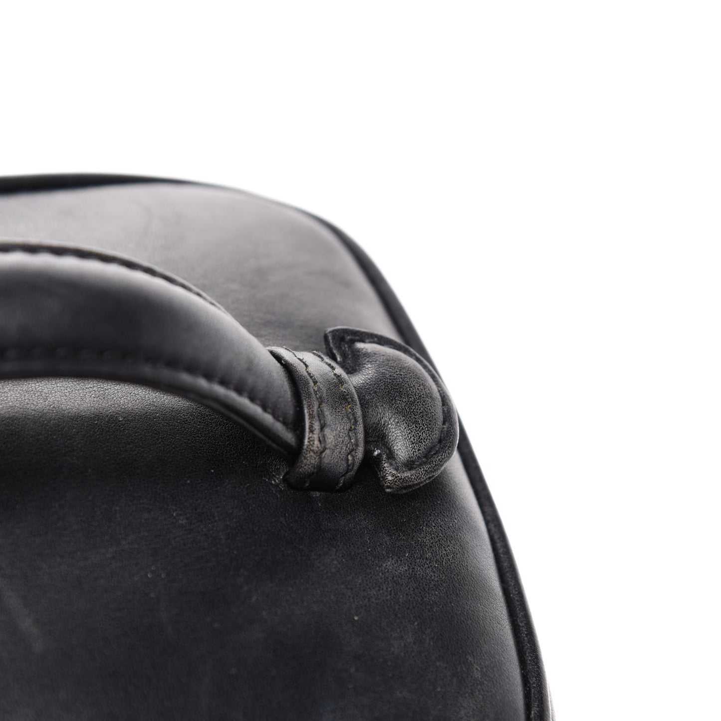 Lambskin Vanity Cosmetic Case Black