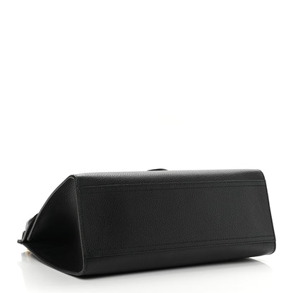 Gucci Calfskin Small GG Marmont Top Handle Bag Black 4 of 11