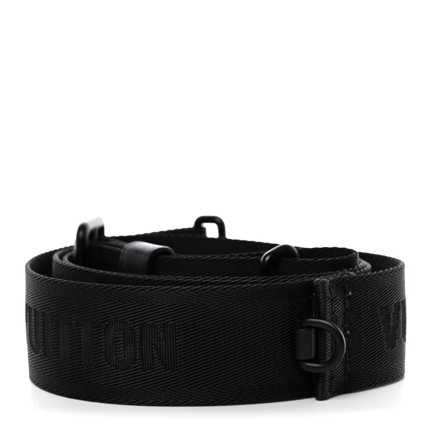 Louis Vuitton Jacquard Canvas Keepall Bandouliere Adjustable Shoulder Strap Black 2 of 4