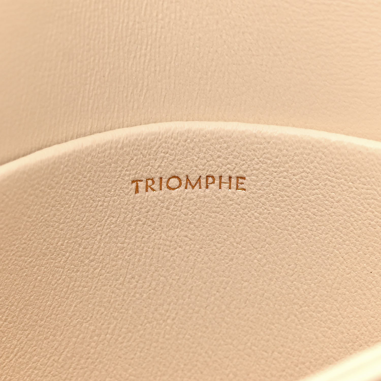 Celine Shiny Calfskin Small Triomphe Vanilla 7 of 14
