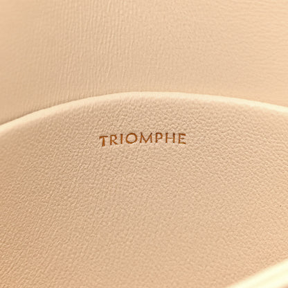 Celine Shiny Calfskin Small Triomphe Vanilla 7 of 14
