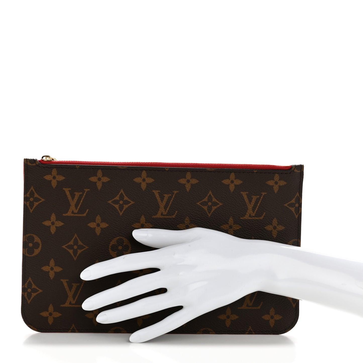 Monogram Neverfull MM GM Pochette Cherry