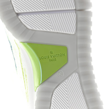 Louis Vuitton Technical Knit Mens VNR Sneakers 6.5 Vert 9 of 10