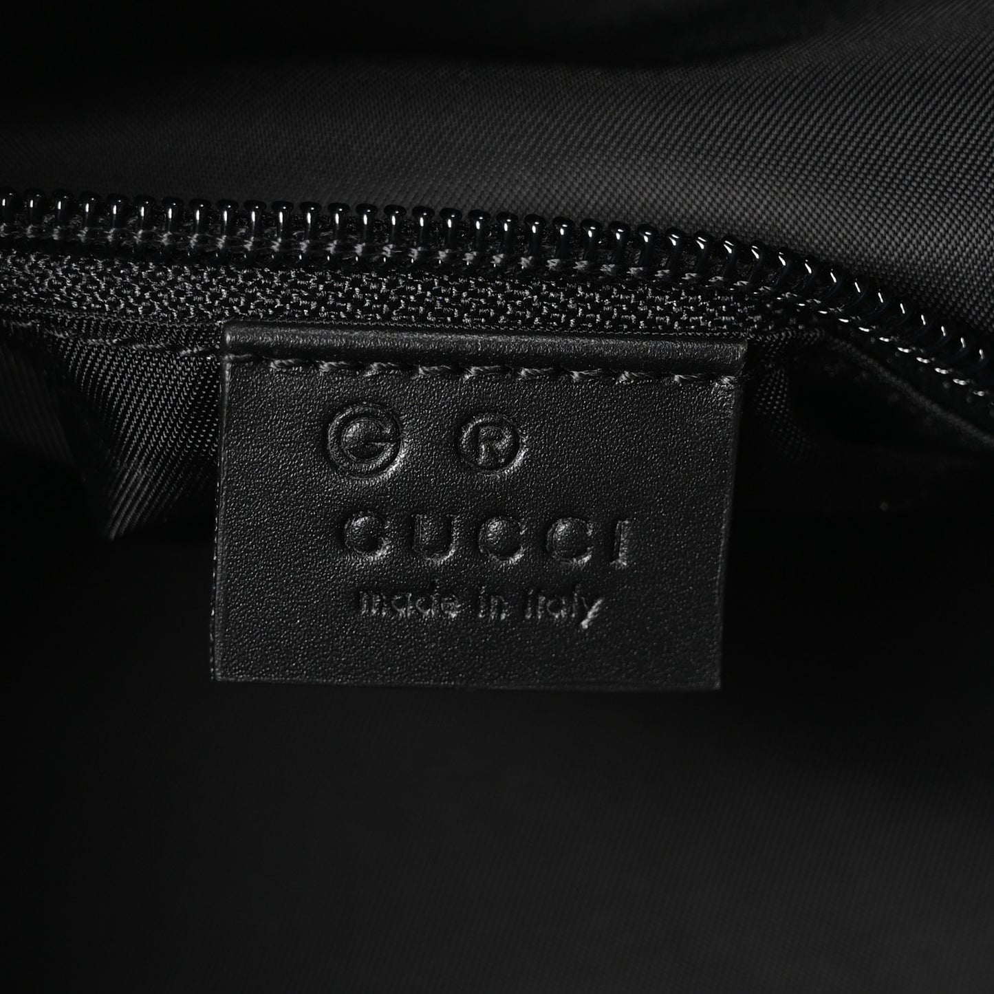 Techno Canvas Web Single Buckle Backpack Black