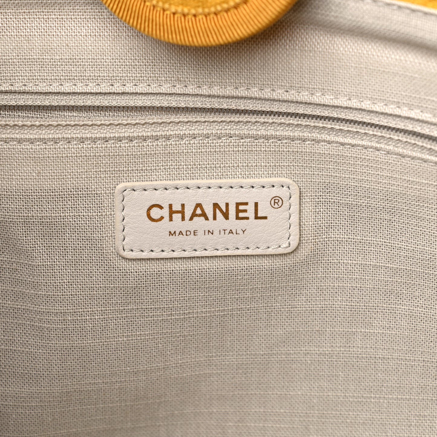 Mixed Fibers Small Deauville Tote Yellow