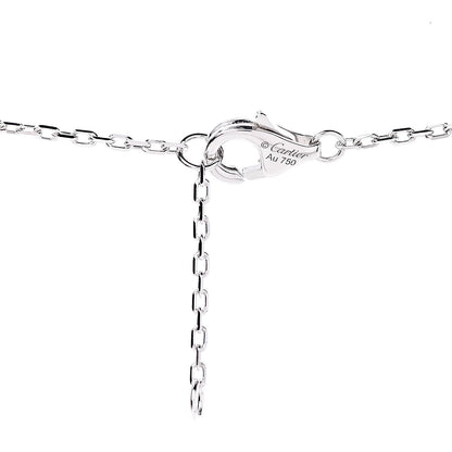 Cartier 18K White Gold Diamond Juste Un Clou Paved Pendant Necklace 4 of 5